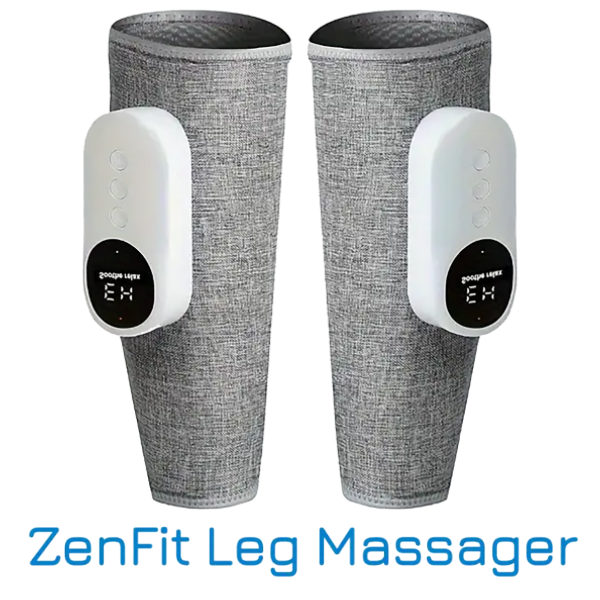 Zen Fit Leg Massager and logo